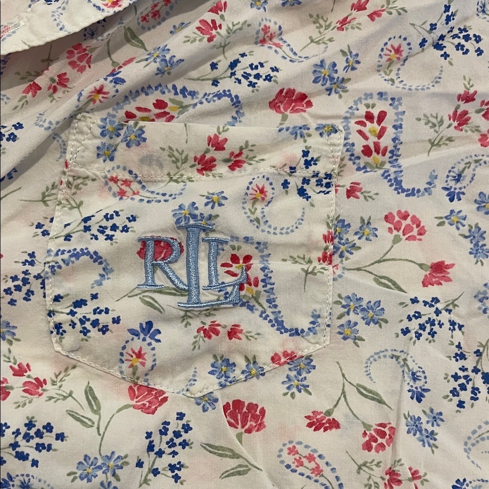 Ralph Lauren Charming Floral Pajama Set - Picture 8 of 9